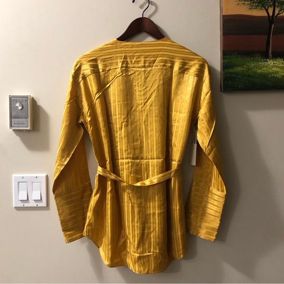 WILFRED | Long-sleeve Blouse w/ Waist Tie | Arabian Gold - Picture 5 of 6